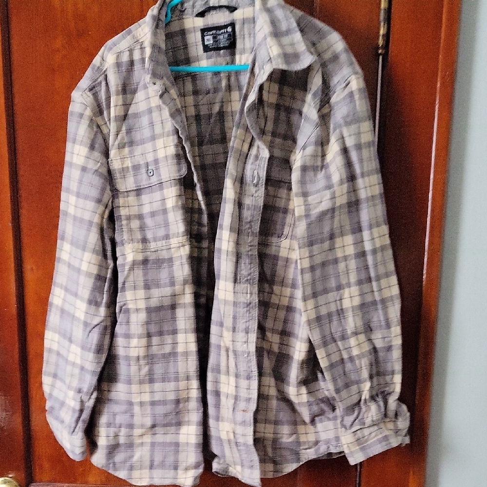 Carhartt Gray Casual Button Down Shirt